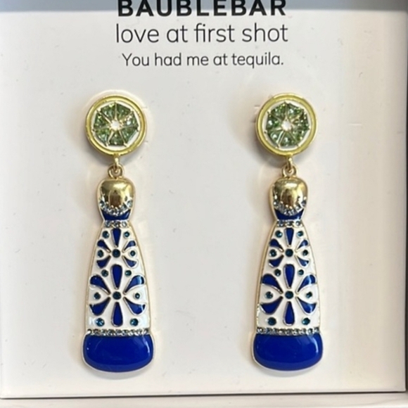 🔹️ BAUBLEBAR 🔹️love at first shotYou had me at tequila dangle earrings - Picture 1 of 3